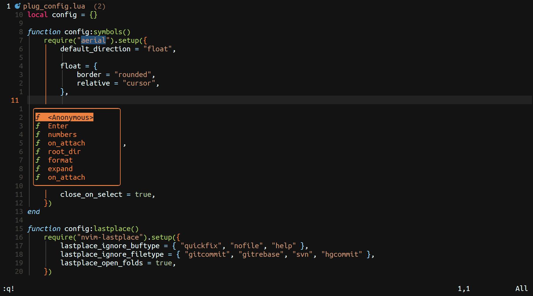 [Lua] Files with local and global scoped functions not displaying as ...