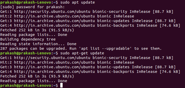 Image of apt vs apt-get