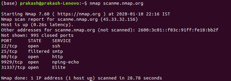 1 namp basic command
