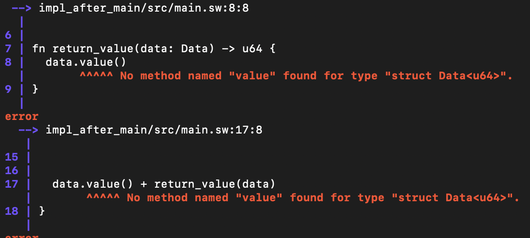 impls that are called before they are defined don't work · Issue #870 ...