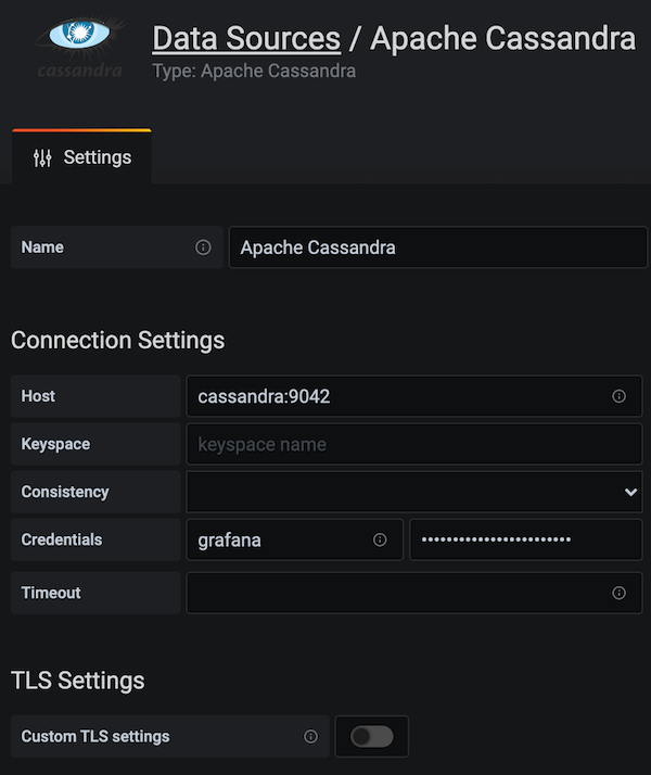 Datasource Configuration