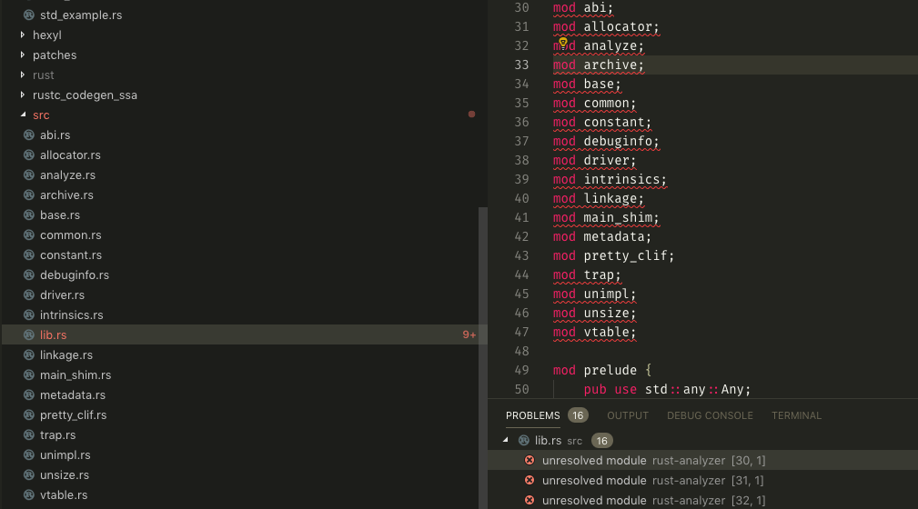 unresolved modules · Issue #1325 · rust-lang/rust-analyzer · GitHub