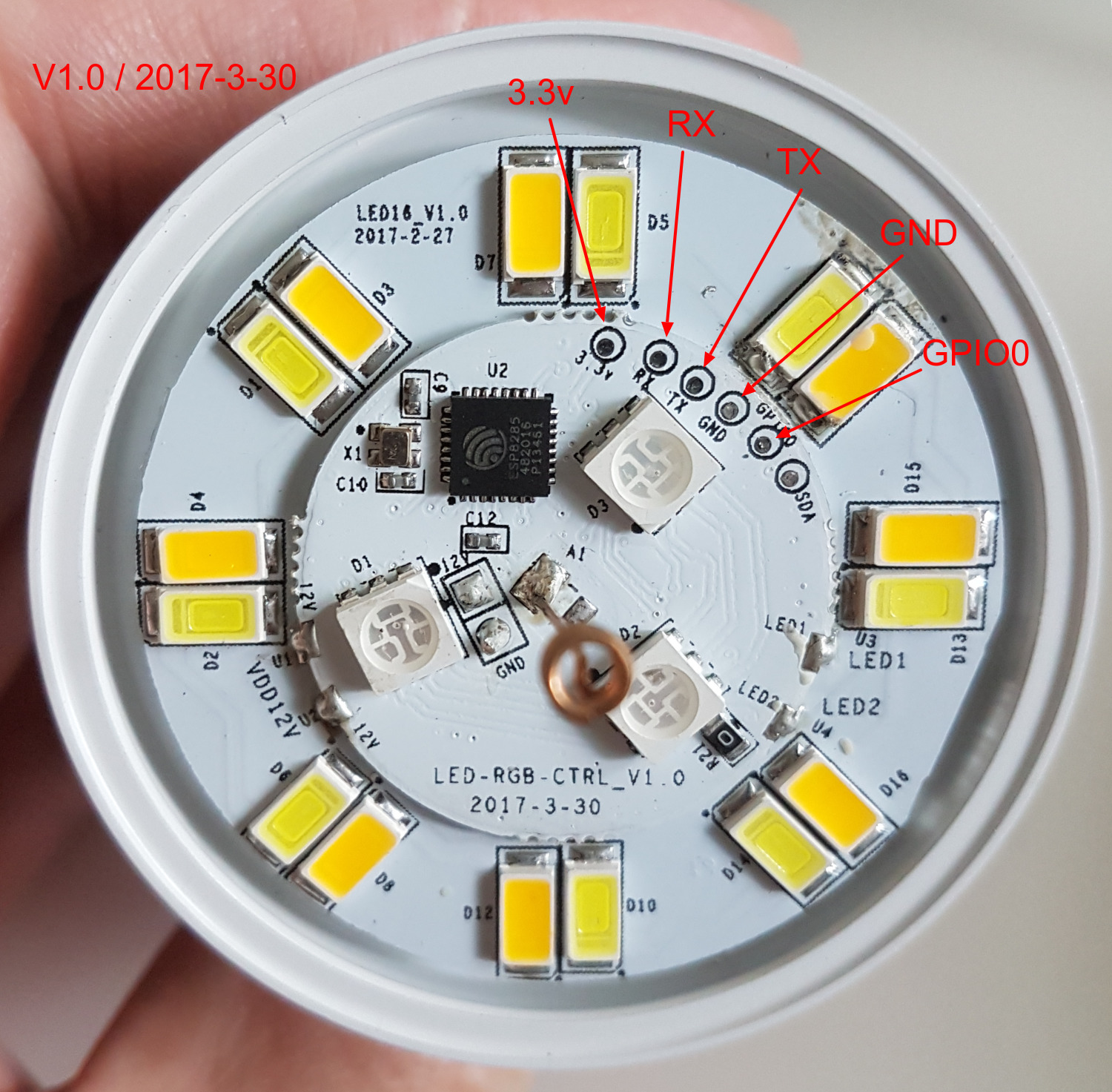 V-TAC 10W 806lm RGBCCT Bulb (VT-5119) Configuration for Tasmota