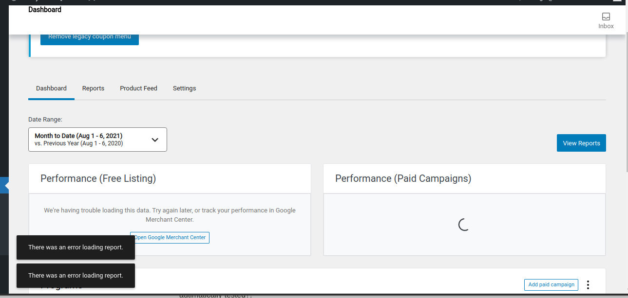 Handle account disconnect and prompt user to reconnect