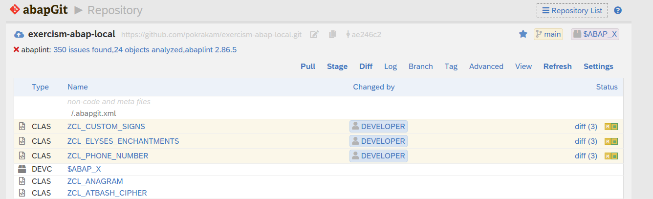 CLAS: Some test includes aren't deserialized · Issue #5454 · abapGit ...