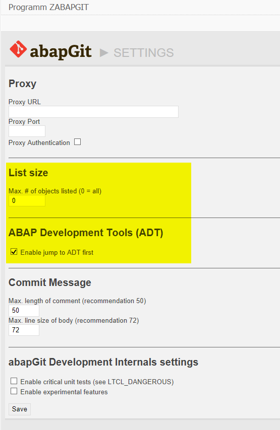 User specific abapGit settings · Issue #1316 · abapGit/abapGit · GitHub