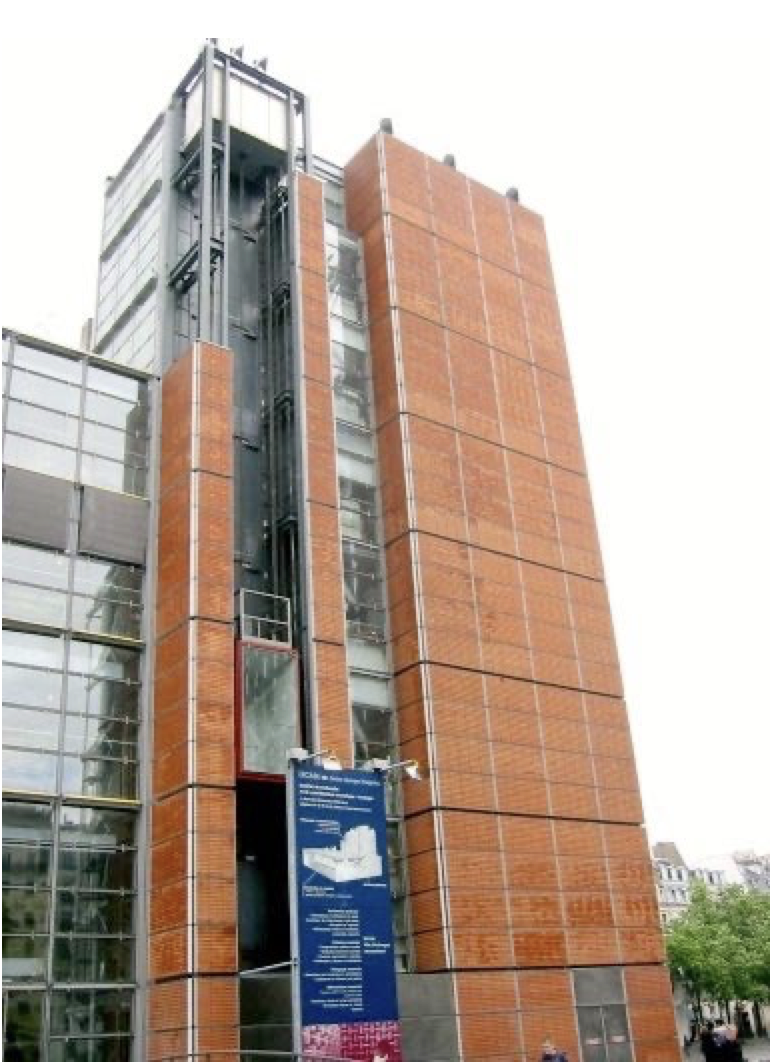 Photo of the adminstrative building of IRCAM