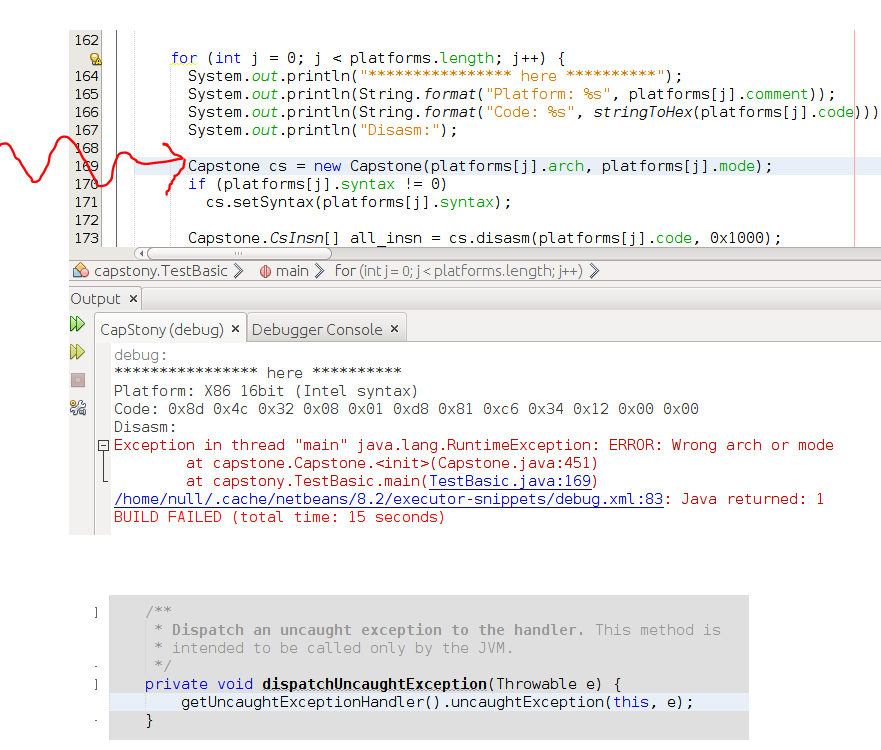 Java binding of Capstone does not work · Issue 1723 · capstoneengine