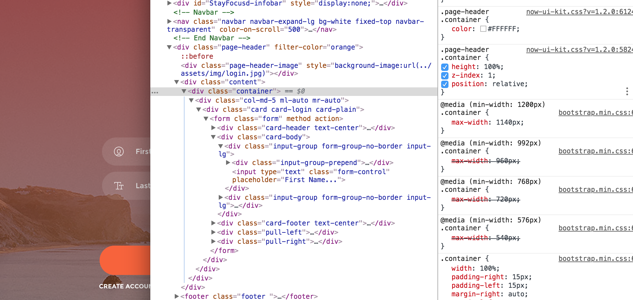 Click event disabled · Issue #8 · creativetimofficial/ct-now-ui-kit-pro ...