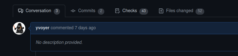 Link back to PR conversation on the Github actions check pages ...