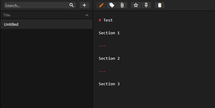 Horizontal rule breaks notes · Issue #891 · notable/notable · GitHub