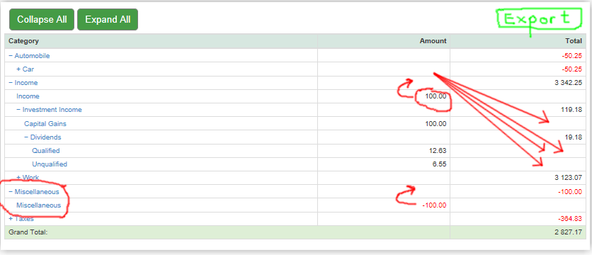 Merge duplicate rows in Category List · Issue #5241 · moneymanagerex ...