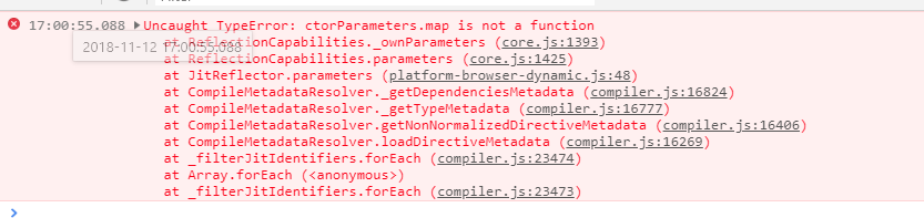 ctorParameters.map is not a function · Issue #27058 · angular/angular ...