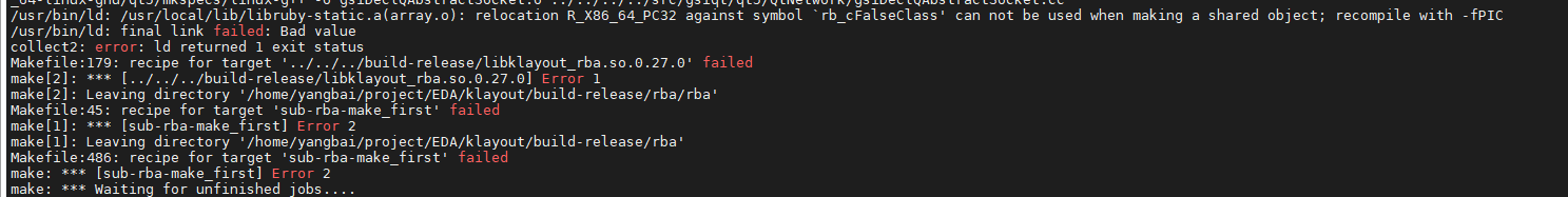 Error when I build KLayout from source code · Issue #643 · KLayout ...