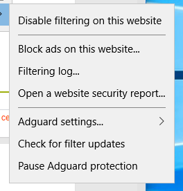 Context menu is broken after you change focus from filtering log window ...
