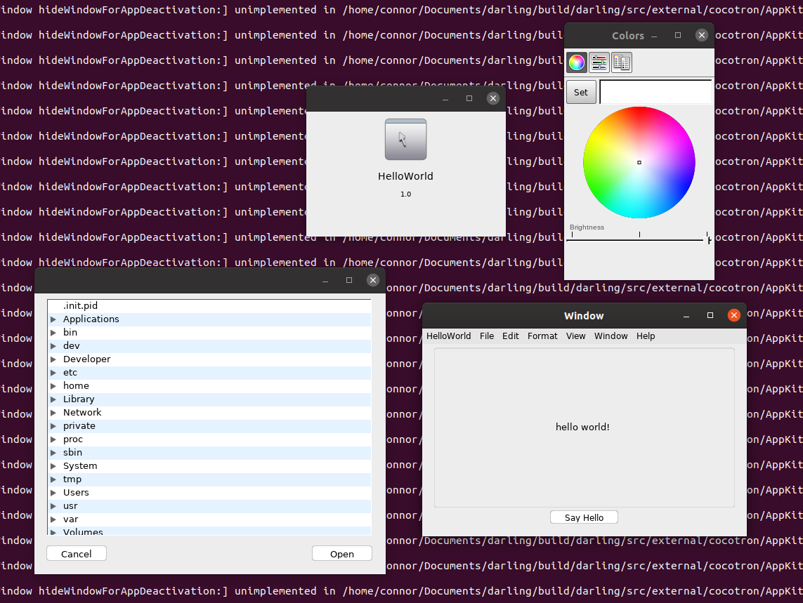 Add GUI Screenshots to Website? · Issue #657 · darlinghq/darling · GitHub