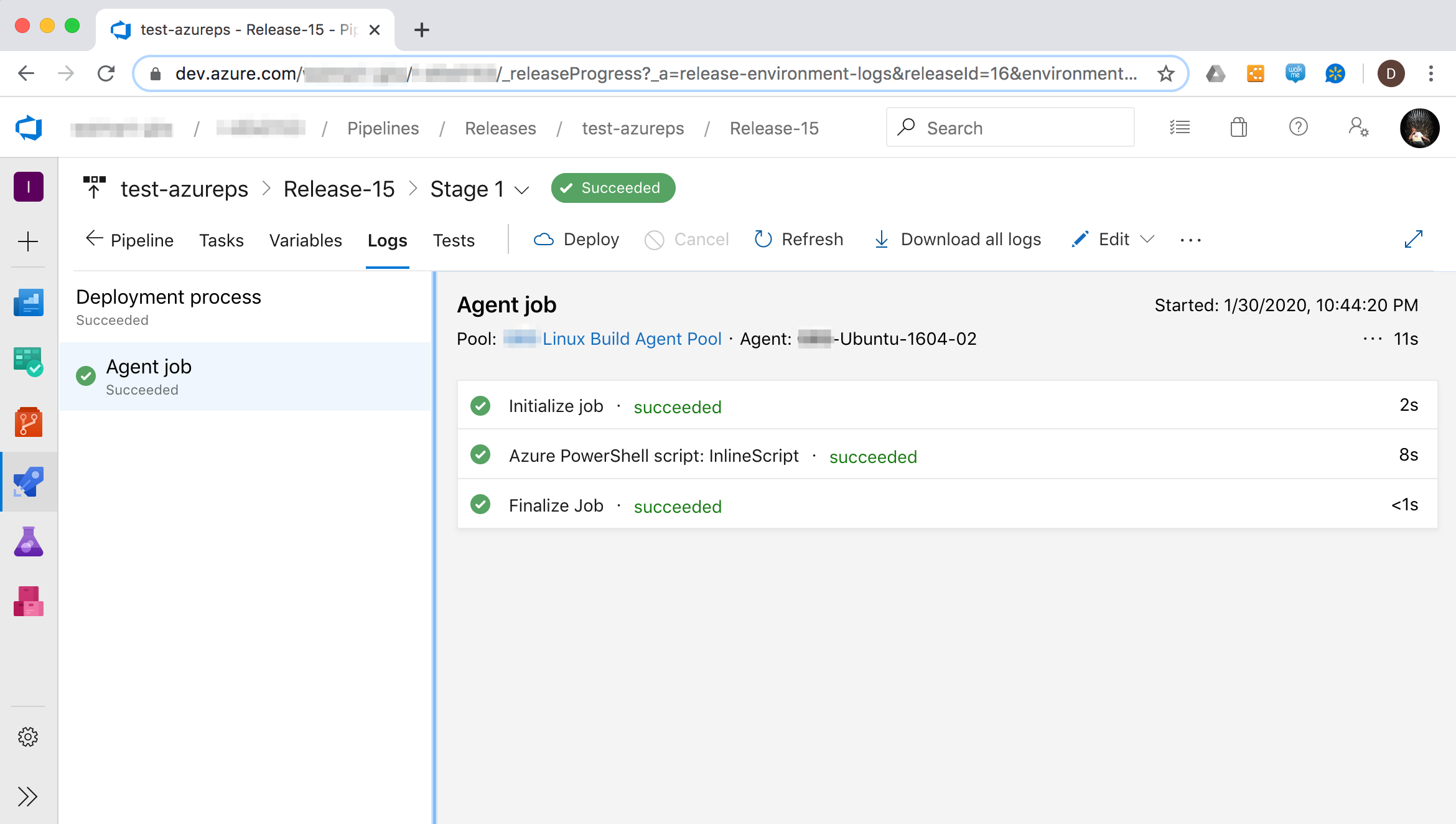 Azure_PowerShell_task_success_on_Linux