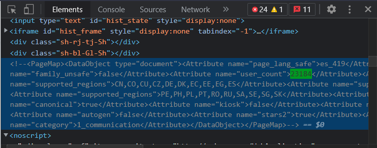 [Suggestion] Show exact user count somewhere in the website (maybe ...