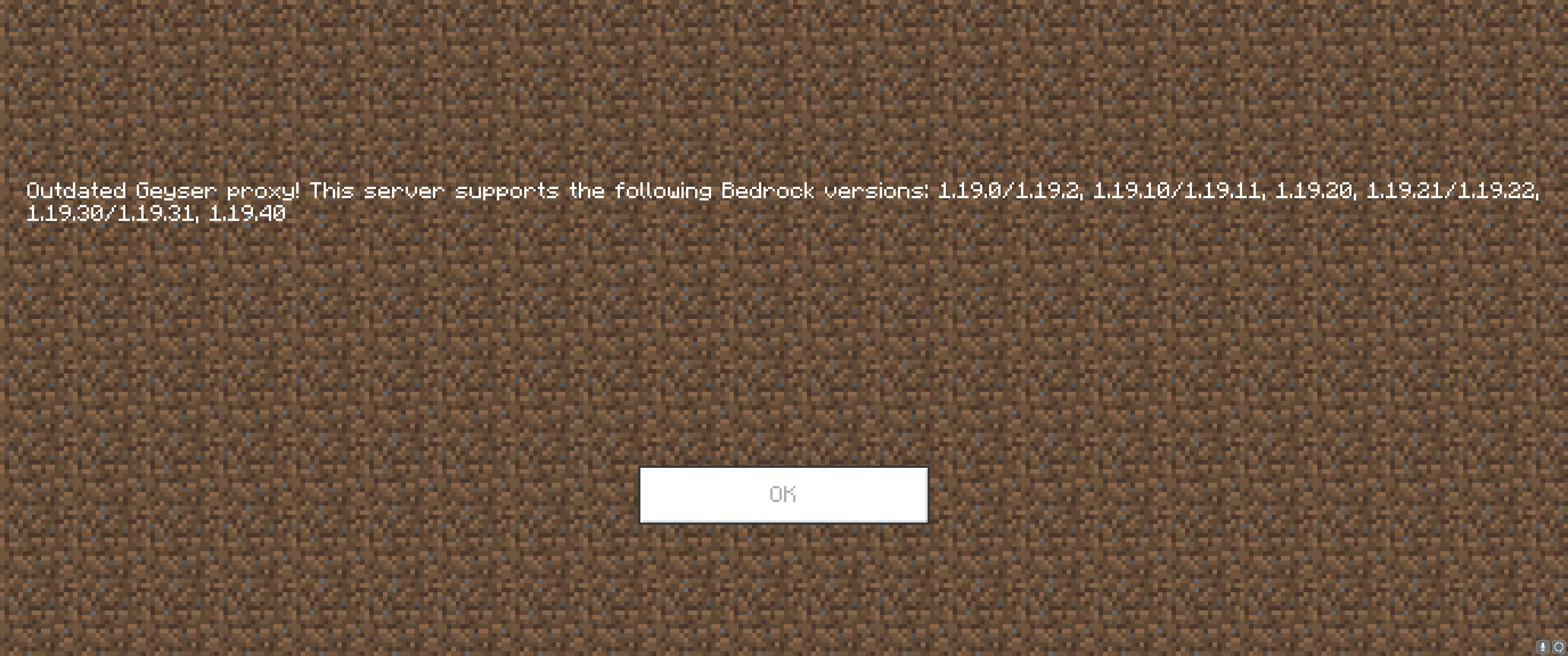 server is out of date · Issue 3429 · GeyserMC/Geyser