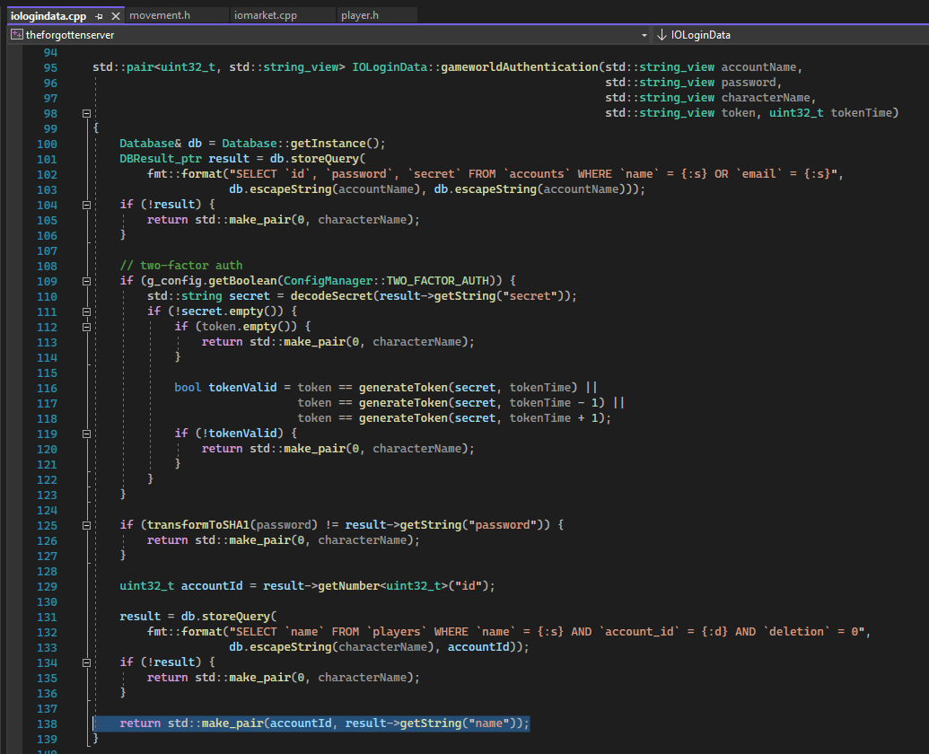 Cant login to game when server is built in debug mode · Issue #4359 ...
