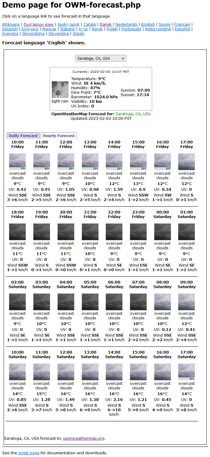 English Sample Output