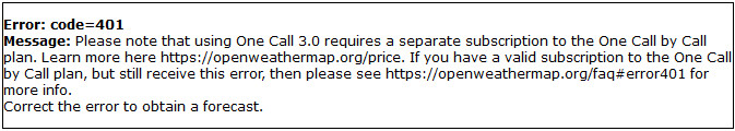 OWM-401-error