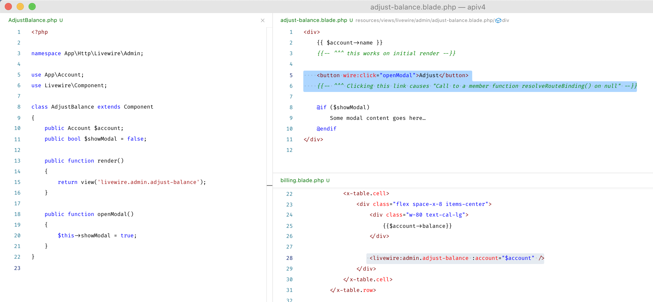 Livewire loses route-bound model · Issue #2944 · livewire/livewire · GitHub