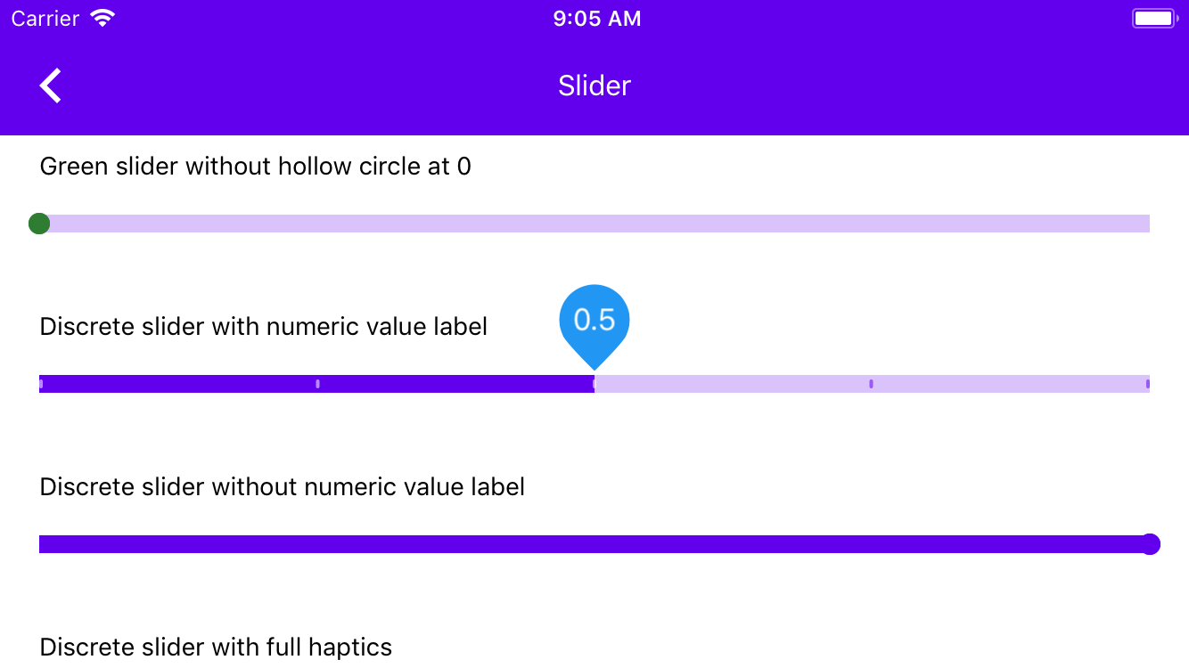 Example showing misaligned track and tick mark.