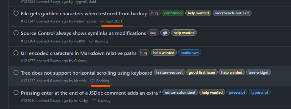 Improve description for Milestone items · Issue #121610 · microsoft ...