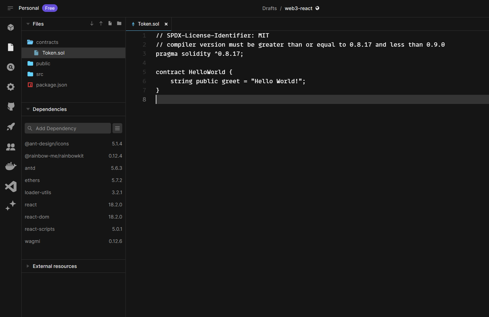 Do not support Solidity syntax highlights? · Issue #7726 · codesandbox ...