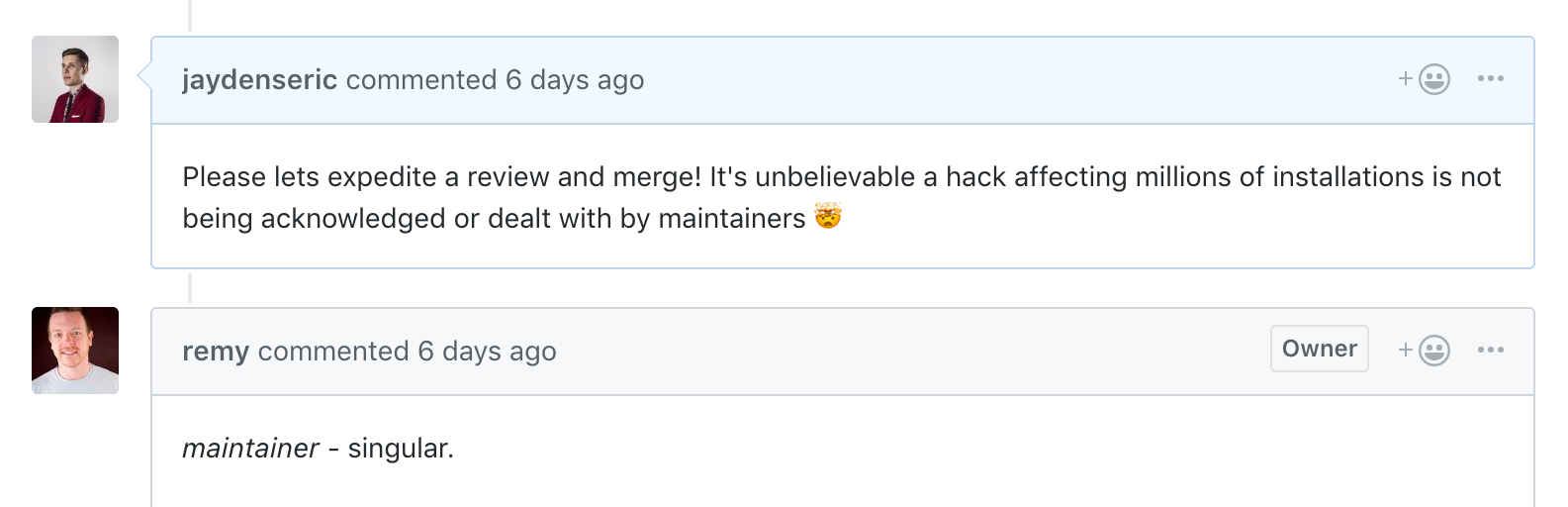 @jaydenseric’s @remy/nodemon GitHub comment on November 22, 2018