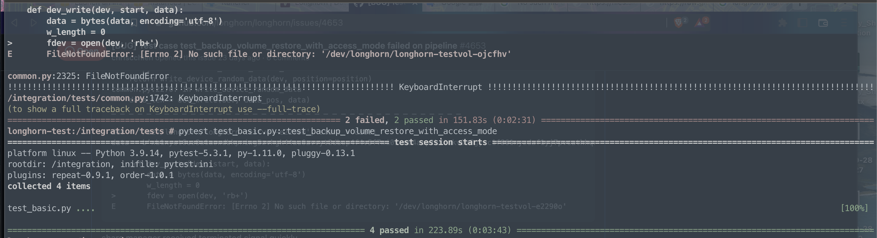 [BUG] Test case test_backup_volume_restore_with_access_mode failed on ...