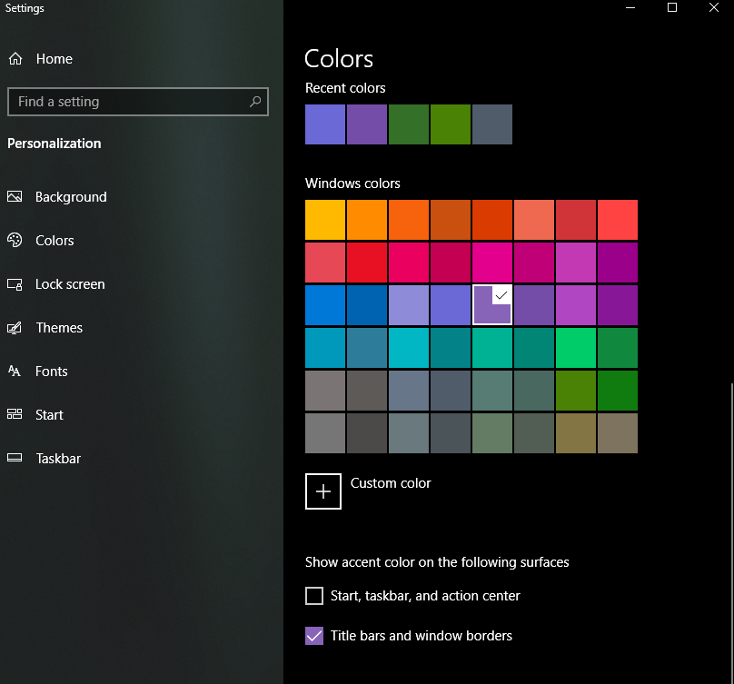 Start, Taskbar accent color based on wallpaper · Issue #432 ...