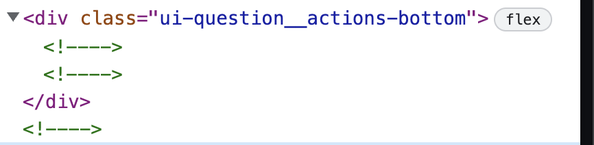 [BUG] UiQuestion renders unnecessary empty div · Issue #131 ...