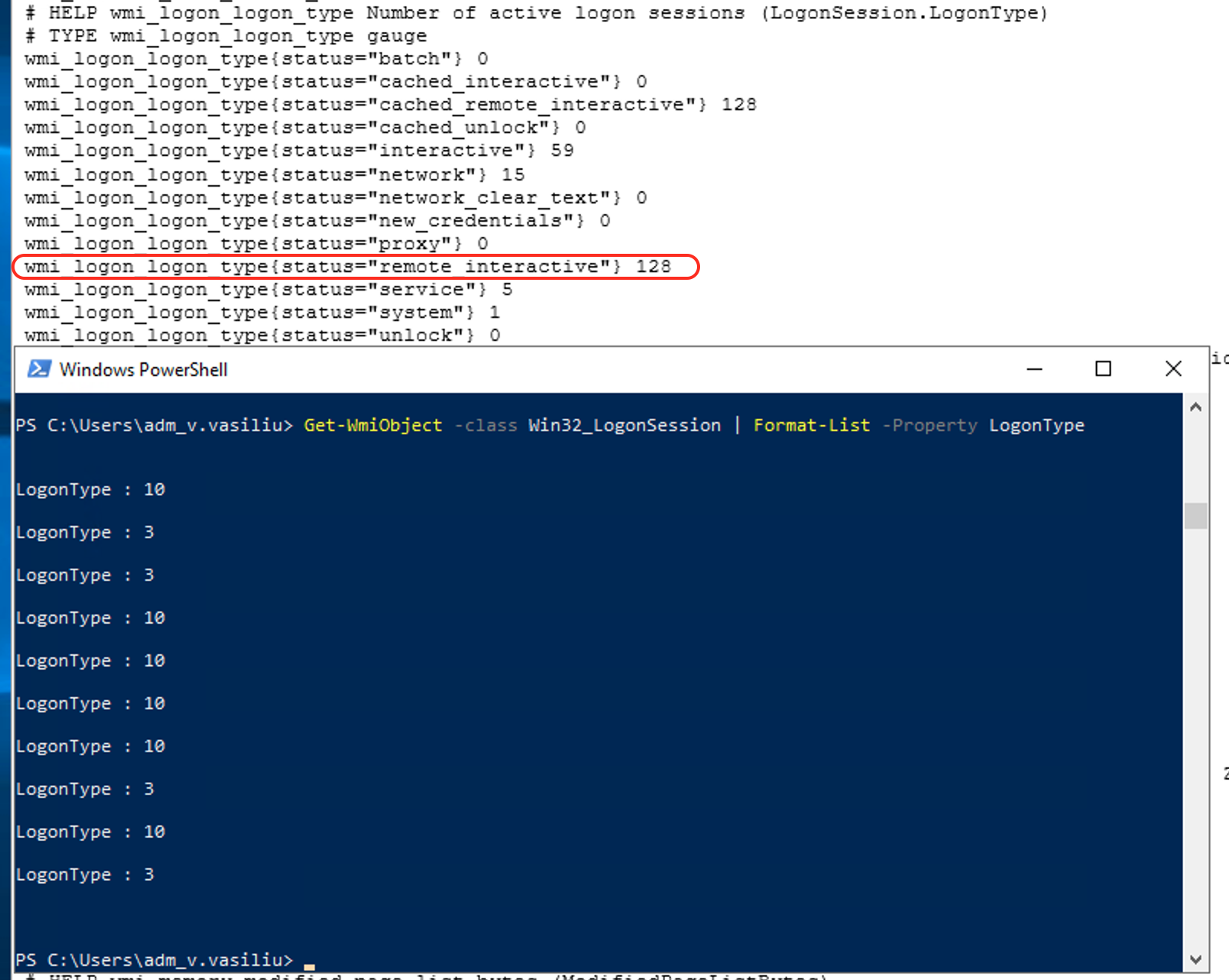Logon collector reports wrong metrics · Issue #485 · prometheus ...