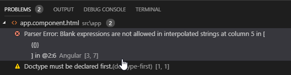 Language service extension showing (undefined) in tooltip error message ...