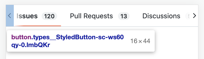 Overflow scroll button