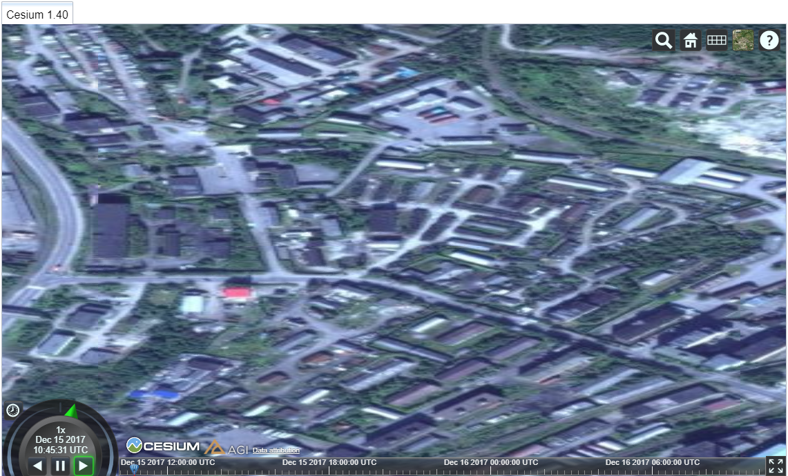 Locations far away from equator looks stretched in 2d mode · Issue ...
