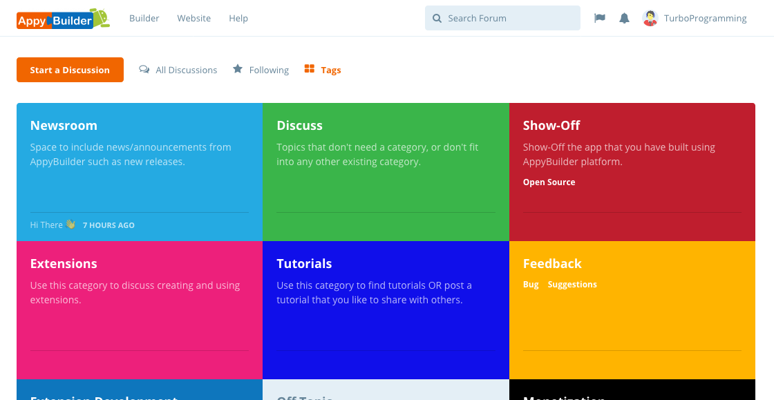 screenshot_2018-07-05 appybuilder community