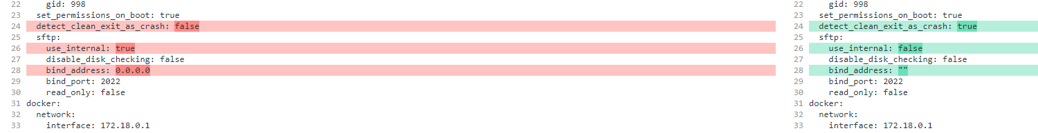 Wings ignores default values, disables sftp out of box · Issue #2045 ...