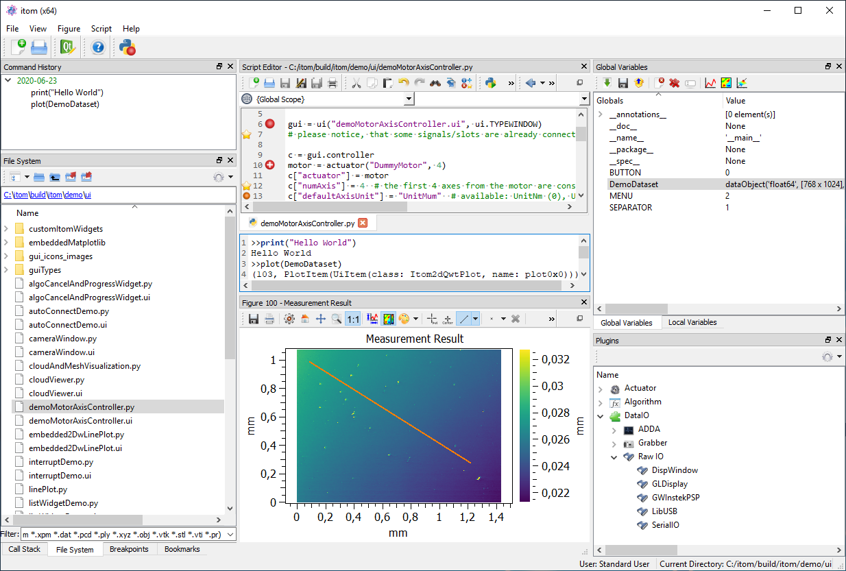 itom software - Institut für Technische Optik, Universität Stuttgart ...