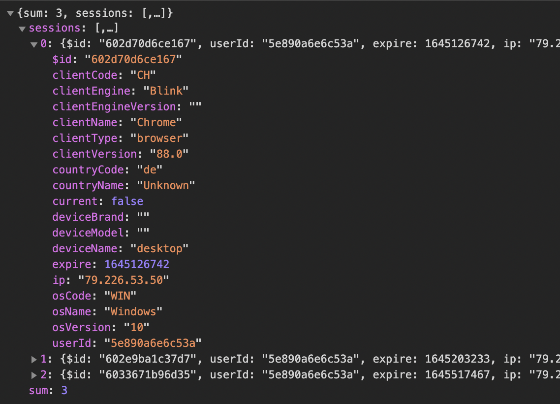 Country Name unknown on sessions endpoint · Issue #933 · appwrite ...