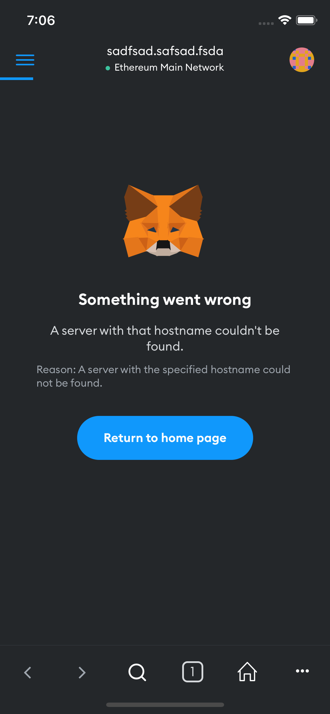 [ENHANCEMENT] Browser error content/copy · Issue #4909 · MetaMask ...