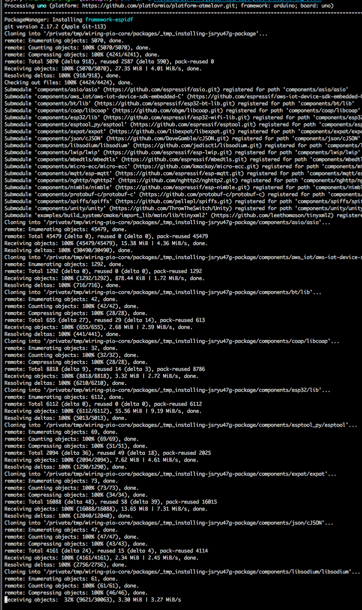 build "hang" while installing GIT based platform/frameworks. · Issue ...