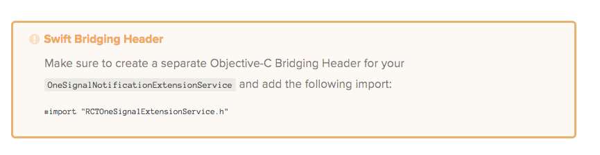 Bridging header? How to make one? · Issue #647 · OneSignal/react-native ...