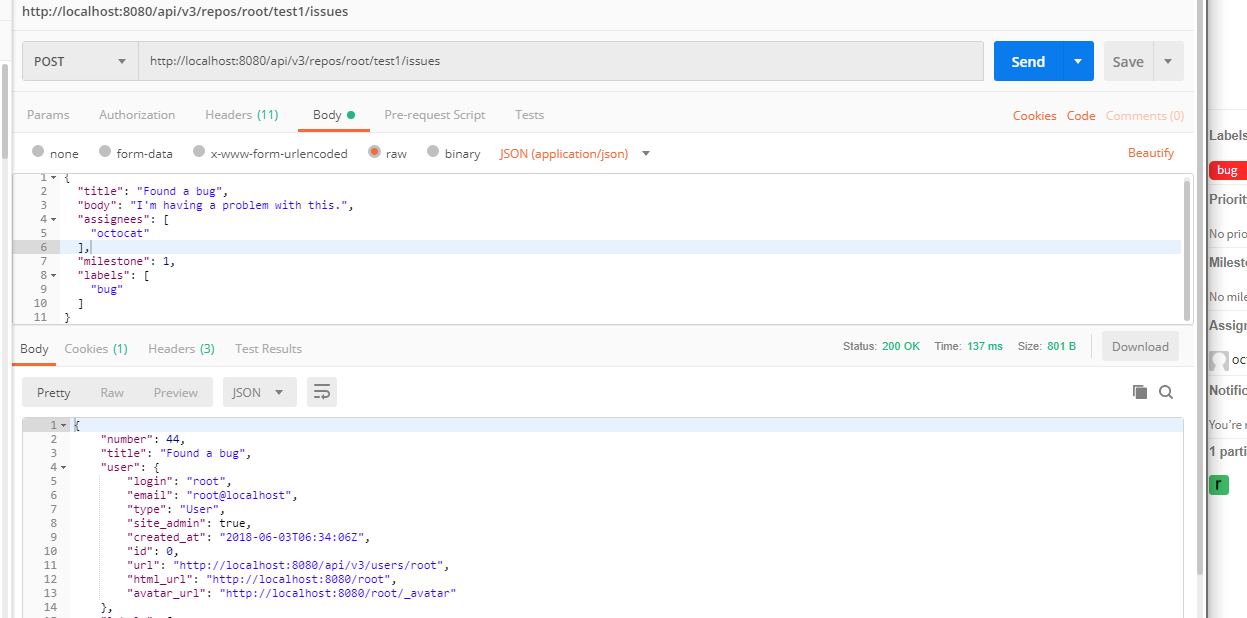 Creating pull request via web API returns escaped response · Issue ...