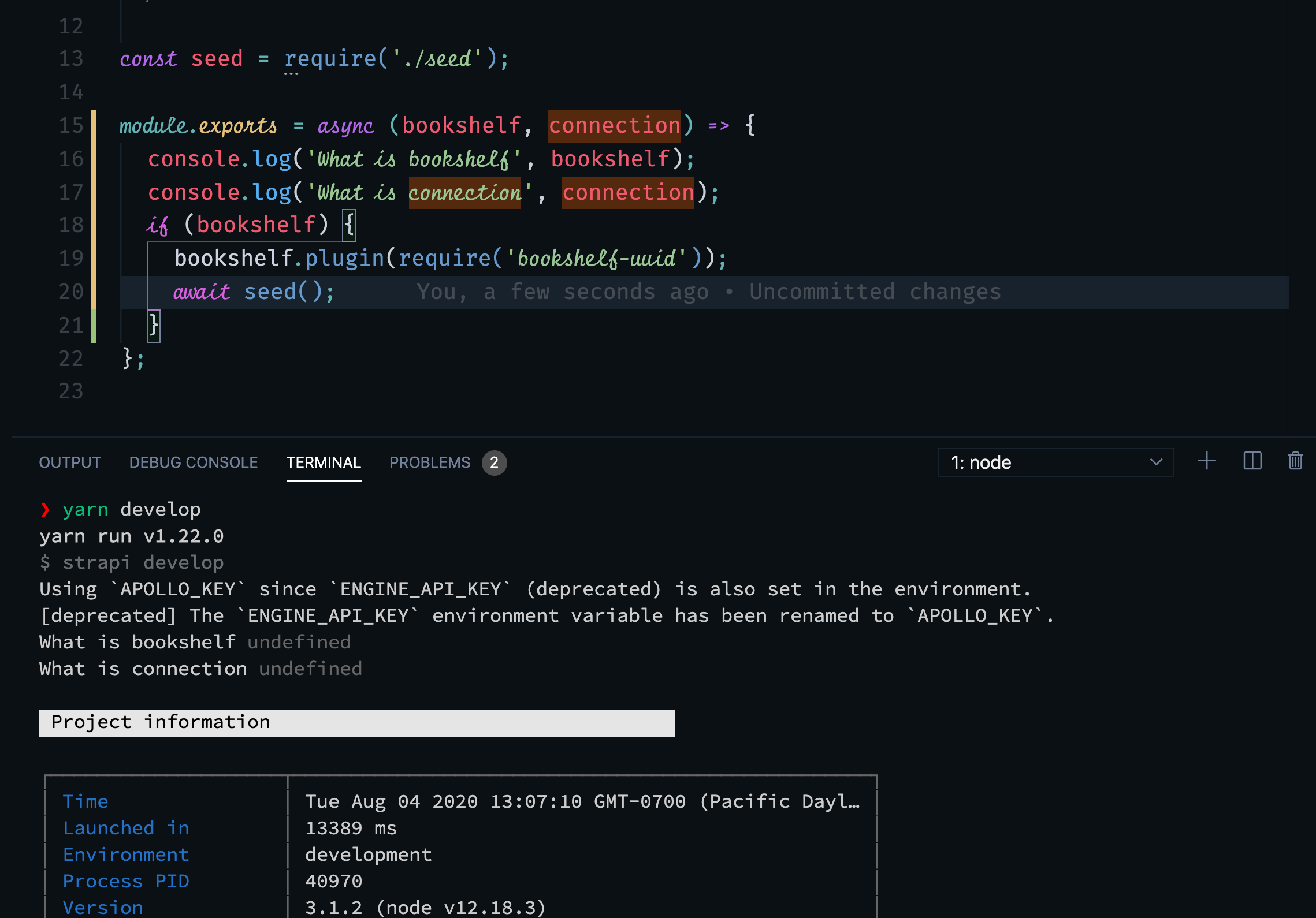 Can't access bookshelf in bootstrap.js · Issue #7326 · strapi/strapi ...