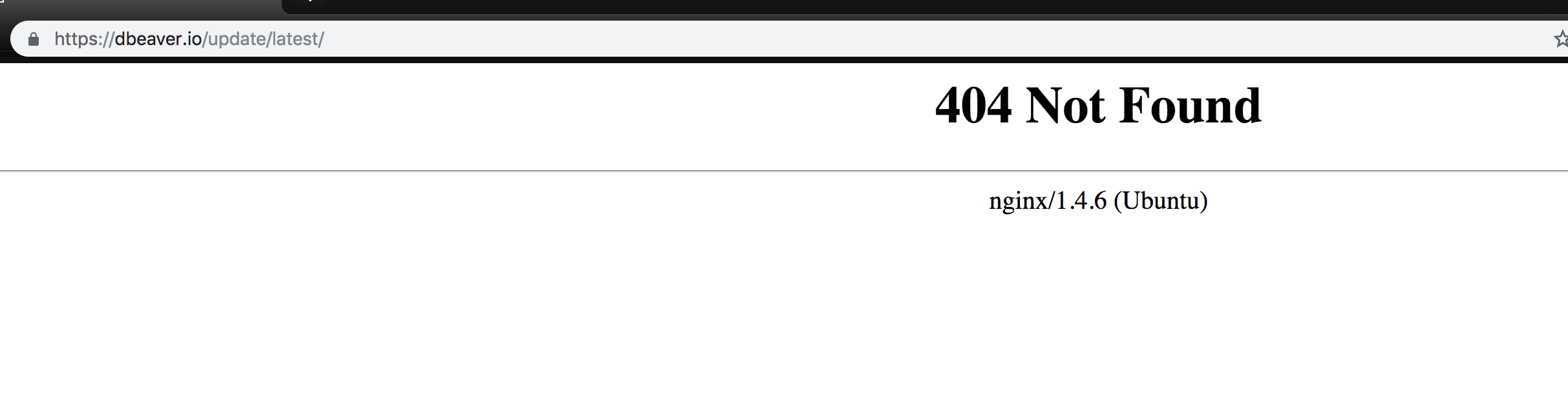 No repository found at https://dbever.io/update/lastest · Issue #4267 ...