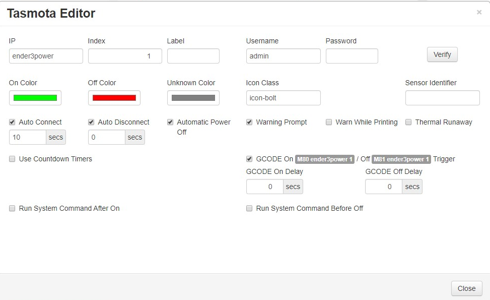 Automatic Power Off Not Working Issue 74 Jneilliii OctoPrint Tasmota GitHub