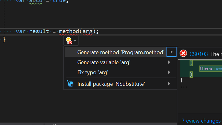CodeActions light-bulb isn't stable · Issue #38431 · dotnet/roslyn · GitHub